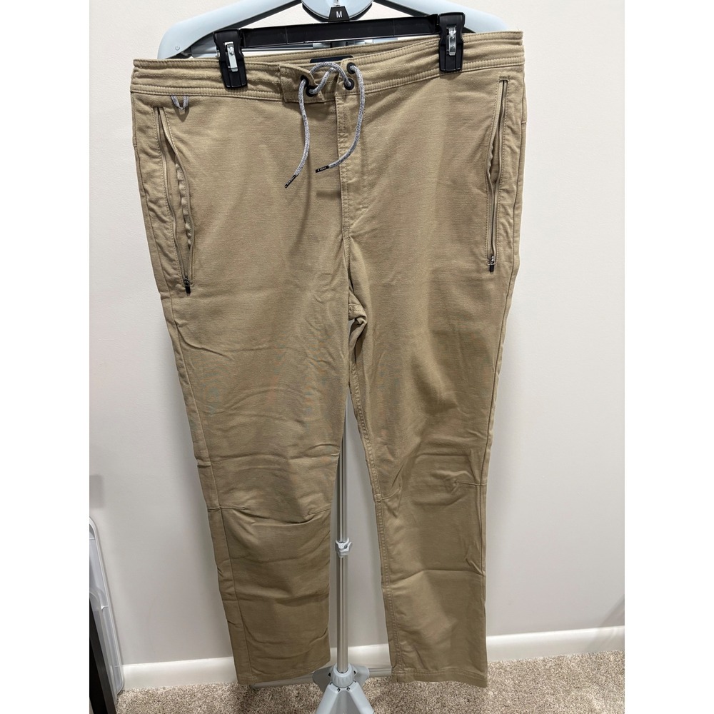 Roark Men's Layover Pant Tan Size 36 Style RP242 Drawstring Utility Rugged